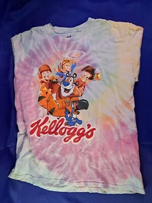 Camiseta Kellogg’s Tony Tiger Tie Dye Gráfica Talla Grande Foto 1 de 3