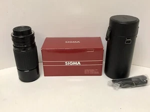 Vtg Sigma Zoom Delta II Lens for Canon 70~250mm F/3.5~4.5 w/ Case Original Box - Picture 1 of 15