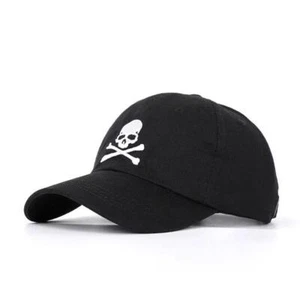 Baseballkappe Pirat Schädel & Armbrustknochen BESTICKT Männer Frauen - Bild 1 von 12