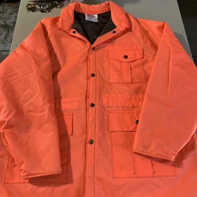 DUCK BAY Hunting RainCoat W/ Concealable Hood 100% PVC Outer Shell - Image 1 of 4