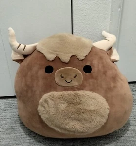 Squishmallow Marshal die Highlandkuh Plüsch braun Kuh 16 Zoll 2023 Kellytoy - Bild 1 von 3