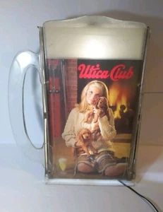 VINTAGE UTICA CLUB BEER MUG SHAPED LIGHT UP LIT SIGN UTICA NY - Picture 1 of 11
