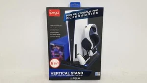 IPega 6 in 1 Vertical Stand PS5 Console Controller Charger Headphone Stand - Picture 1 of 1