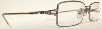 SALVATORE FERRAGAMO 1737-B 611 glasses Frame 53-17-135 Pink ROSE RHINESTONES GUC - Image 1 of 4