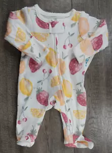 Baby Girl Clothes New Child Mine Carter's Preemie Fruit Footed Outfit - Picture 1 of 3