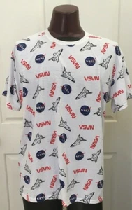 Rare Weekend Warrior Mens Nasa Astronaut T-Shirt XL White USA Space Shuttle - Picture 1 of 6
