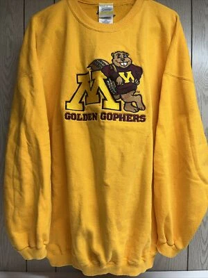 Suéter XXL cuello redondo Santee Gold Minnesota Golden Gophers de colección para hombre. Foto 1 de 4