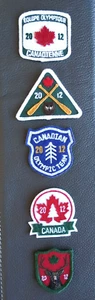 2012 London Hudsons Bay Company Kanada Olympia Team Patch Abzeichen NEU Set von 5 - Bild 1 von 5