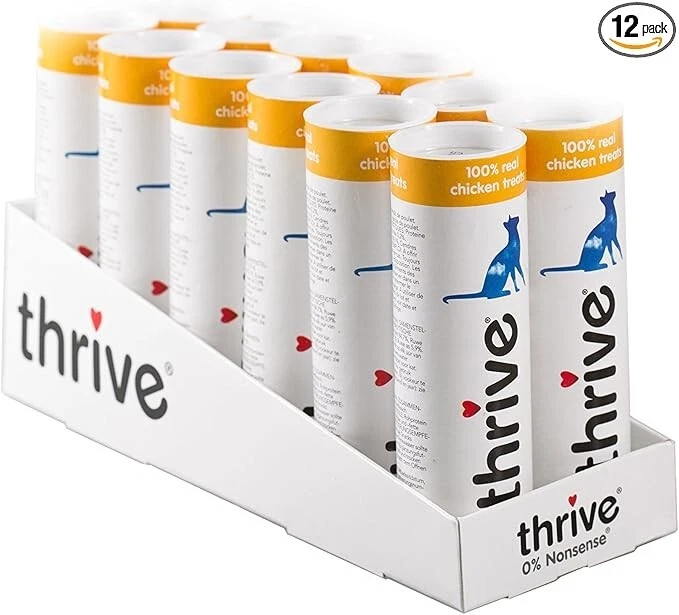 thrive Cat 100% CHICKEN TREATS 25g (PACK OF 12) - Image 1 of 1