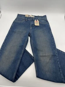LEVIS 550 RELAXED FIT TAPERED LEG DENIM BLUE JEANS BOYS SIZE 14 REG 27x27 - Picture 1 of 13