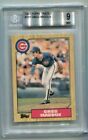 1987 Topps Traded - GREG MADDUX - Rookie Card #70T - CHICAGO CUBS  BGS 9