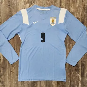 2024 Nike Uruguay Home Soccer Jersey Luis Suarez Men S Long Sleeve Miami Barca - Picture 1 of 6