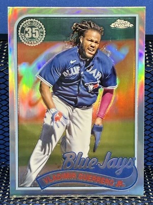 2024 Topps Chrome VLADIMIR GUERRERO JR Toronto Blue Jays 35th Refractor - Image 1 of 2