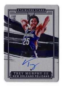 Trey Murphy III 2021-22 Impeccable Stainless Stars Autograph #'d 90/99 Rookie RC - Picture 1 of 2