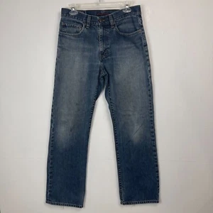 Pantalones de mezclilla Eddie Bauer para hombre originales calce recto lavado medio talla 31x32 - Imagen 1 de 11
