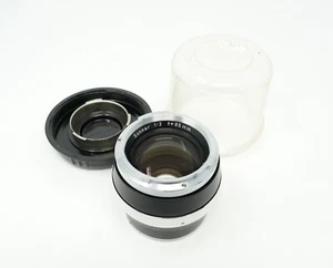 Lente Carl Zeiss Sonnar 85 mm F2 negro/cromo montura Contarex - Imagen 1 de 7