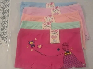 new girls cute princess   boyshort panties..lot of 5pcs..WHOLESALE - Picture 1 of 3