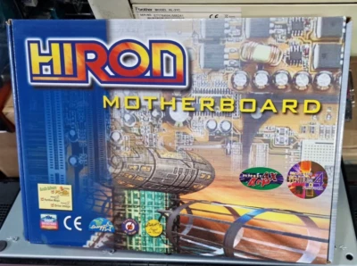 MOTHERBOARD HIRON INTEL 845  CPU PENTIUM 4 DDR AGP NUOVA MANUALE - Immagine 1 di 3