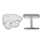 Sterling Silver Kansas State University Mascot Cuff Links