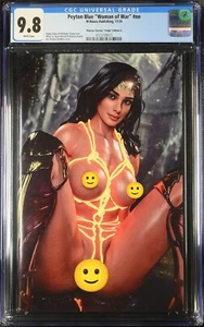 M House (Wonder Woman) Variant Dual Naughty (Nude) Virgin CGC 9.8 LTD Diana - Picture 1 of 2