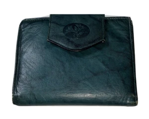 Preowned- Vintage Buxton Top Grain Cowhide Leather Bifold Wallet W/Coin Pouch - Picture 1 of 9