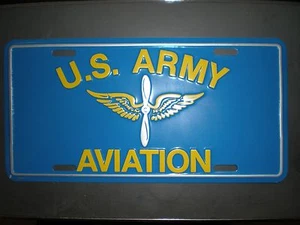 MATRÍCULA DE AVIACIÓN DEL EJÉRCITO DE ESTADOS UNIDOS DE METAL - NUEVA - Imagen 1 de 1