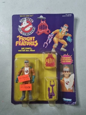Vintage 1988 Kenner Ray Stantz Fright Features  The Real Ghostbusters Brand New - Image 1 of 4