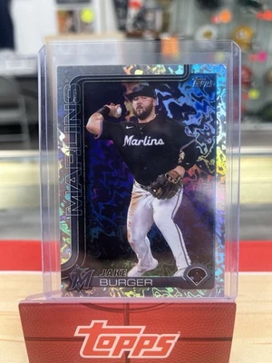 2025 Topps Baseball Jake Burger Foil /417 #330 - Image 1 of 2
