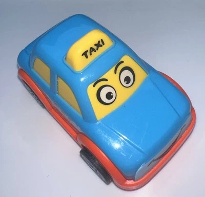 Pull Back Taxi Car Toy Vehicle, Mini Plastic Toy - Изображение 1 из 3