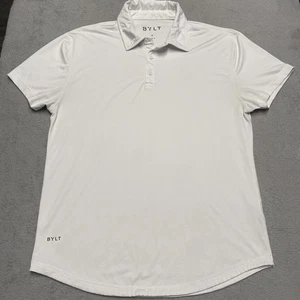 Bylt Performance Poloshirt Herren Medium Weiß Athelisure Stretch - Bild 1 von 6