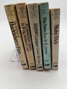 Illustrated Classic Editions Moby Dick Books 5 book lot (Paperback, Vintage) - Picture 1 of 15