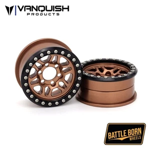 Vanquish VPS08196 1.9 Alum Battle Born Wheels Kilo Beadlock Wheels (2) Bronze - Picture 1 of 2