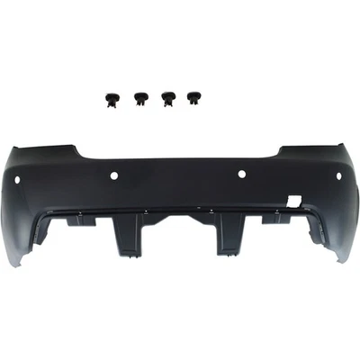 Rear Bumper Cover For 2004-2007 BMW 530i Sedan w/ M Pkg/Park Sensor Holes Primed Foto 1 de 4