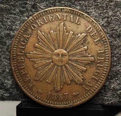 Uruguay 40 Centesimos 1857 Foto 1 de 2