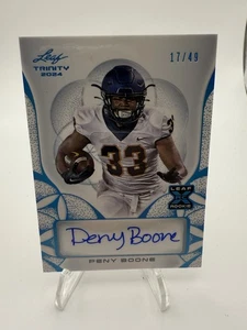 2024 Leaf Trinity - Peny Boone #BA-PB1 Platinum /49 (AU, RC) - Picture 1 of 3