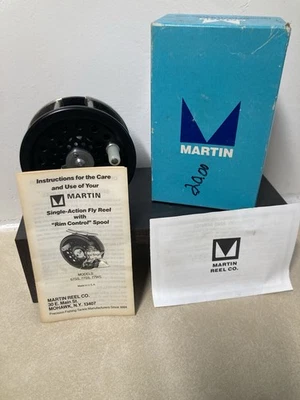 Nuevo carrete de pesca con mosca Martin 77 SS caja manual control de llanta peces Foto 1 de 4