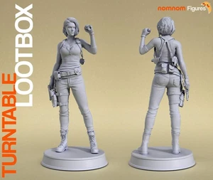 Jill Valentine | 7-Inch Resin Model Kit | DIY Resident Evil S.T.A.R.S. Officer - Picture 1 of 3