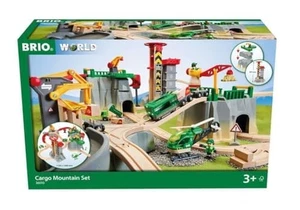 BRIO World 36010 Cargo Mountain Set 49-teiliges Zugset Spielzeug für Kinder ab 3 Jahren & U... - Bild 1 von 1