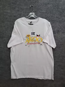 akoo t shirt International 2xl SS Weiß Streetwear Hip-Hop Freizeit - Bild 1 von 5