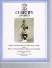 Christie's - porcelaine et poterie anglaises, céramique européenne 19ème siècle - Berlin, Chelsea