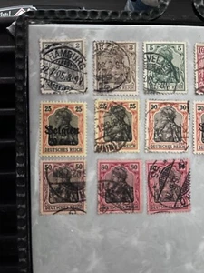 Deutsches Reich ungestempelt/gestempelt "Germania Reichspost" - Bild 1 von 3