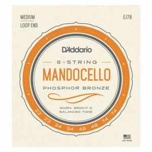 Cuerdas de mandocello D'Addario EJ78 bronce fósforo, 22-74 - Imagen 1 de 3