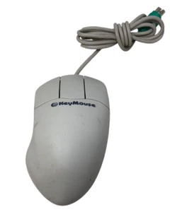 VTG KeyMouse 3 Button White Mouse Pin Connector - Picture 1 of 10