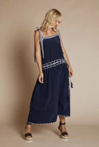 Binny Brand Wisteria Navy Silk Fully Lined Maxi Dress Size 16 Worn Once RRP $419 - Picture 1 of 6