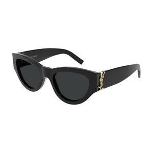 YSL Saint Laurent SL M94 Womens Sunglasses - Black Frame, Grey Lens. 53mm - Picture 1 of 5