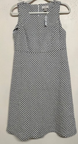 OFF WHITE NUOVO taglia 10 LOFT Outlet abito maglia nero bianco sporco senza maniche