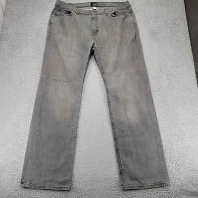 Pantalones de mezclilla Vans para hombre 38x34 gris tiro medio recto relajado patinador al aire libre Foto 1 de 4