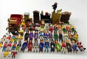 Playmobil Victorian House Mansion - Furniture Figures Cars Animals Lot of 72 - Picture 1 of 10