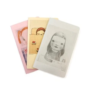 Yoshitomo Nara Moleskine Cahier Journals set of 3 notebooks Japan New - Picture 1 of 10