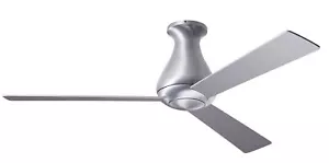 42" Modern Fan Company Altus Brushed Aluminum Hugger Ceiling Fan (Wall Control) - Picture 1 of 2